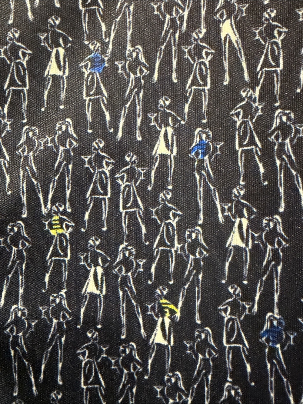 Greg Norman XL Sleeveless Navy Patterned Polo Dress